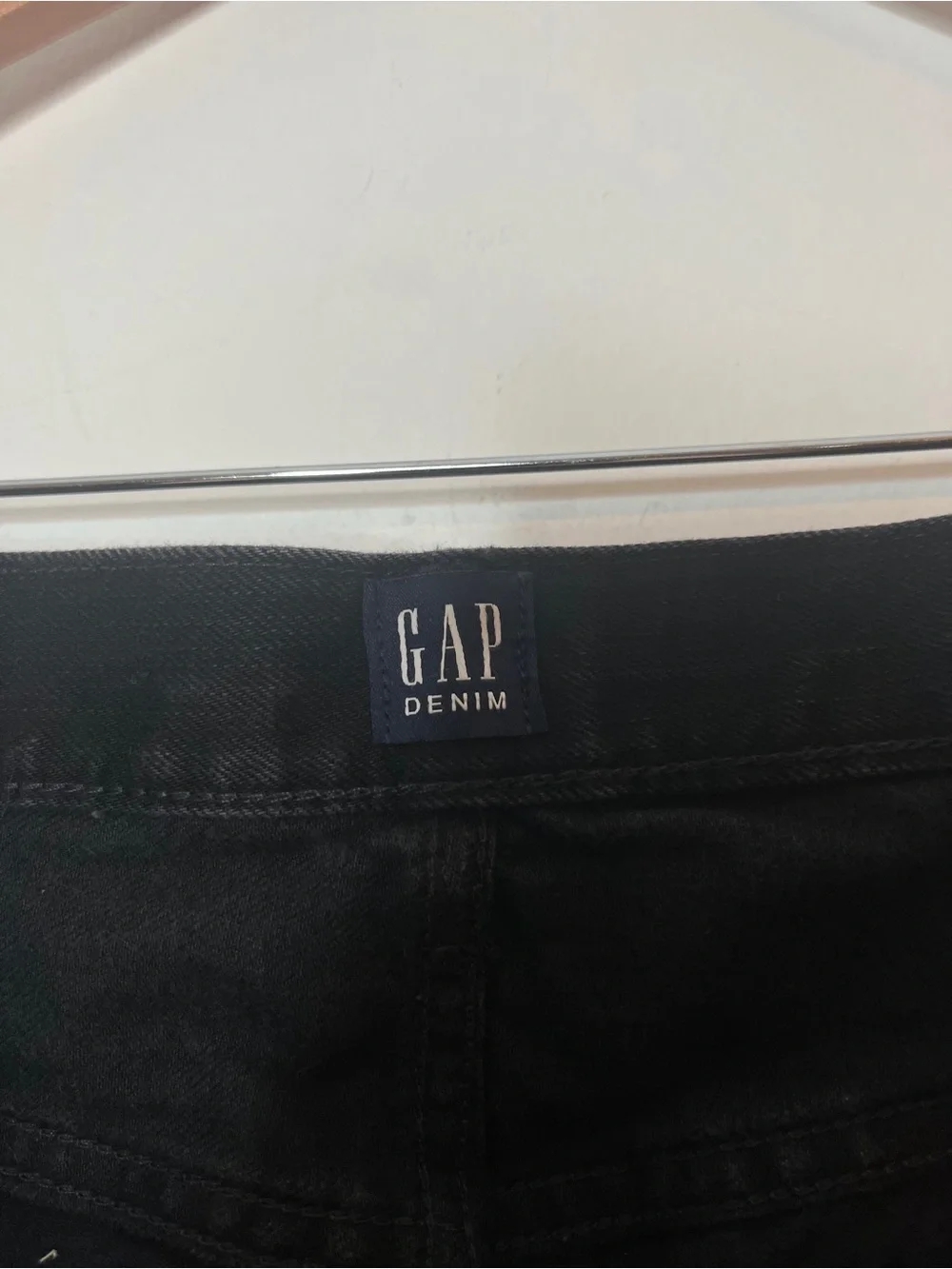 GAP 32x34 Men's Black Straight-Leg Jeans 100% Cotton